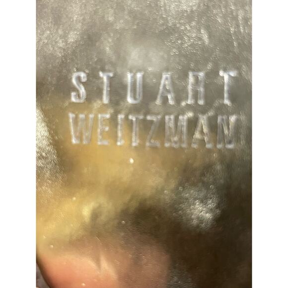 Stuart Weitzman Womens 6 EU36 Clear Aria Gold Bow Jelly Sandals Studded Strappy - Picture 4 of 12